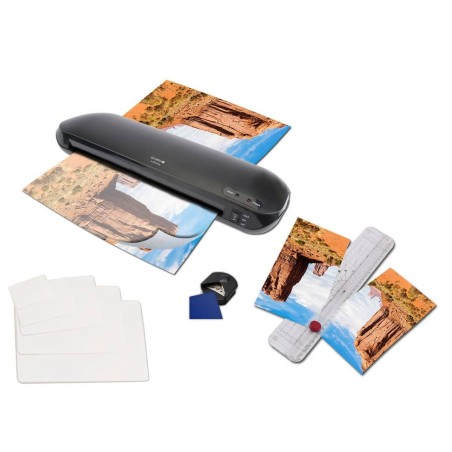 Olympia 4 in 1 A330 Plus Laminator - Premium Cold & Hot Laminating Machine for A3 in Sleek Black - Ideal for Professional Result